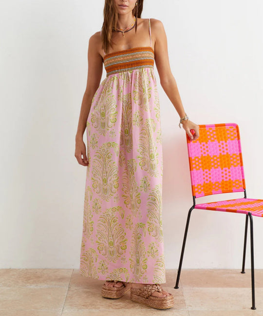 Heidi-Mode | Pink Boho Chic Kleid