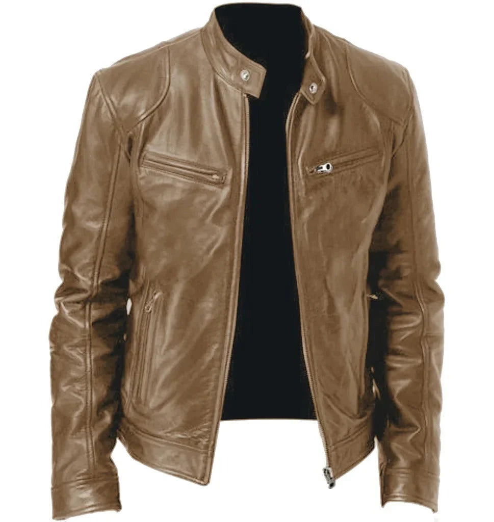 Heidi-Mode | Semi Leder Motorrad Jacke