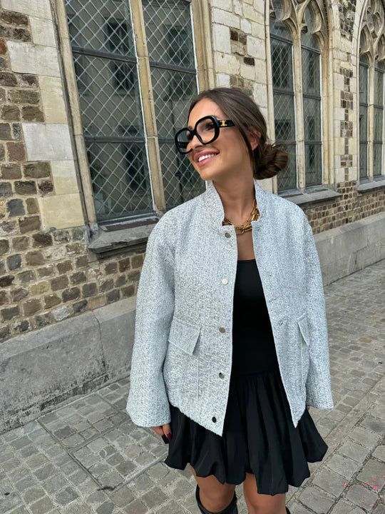 Heidi-Mode | Pailettenbomberjacke
