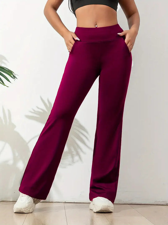 Heidi-Mode | Hoch Geschnittene Yogahose für Damen