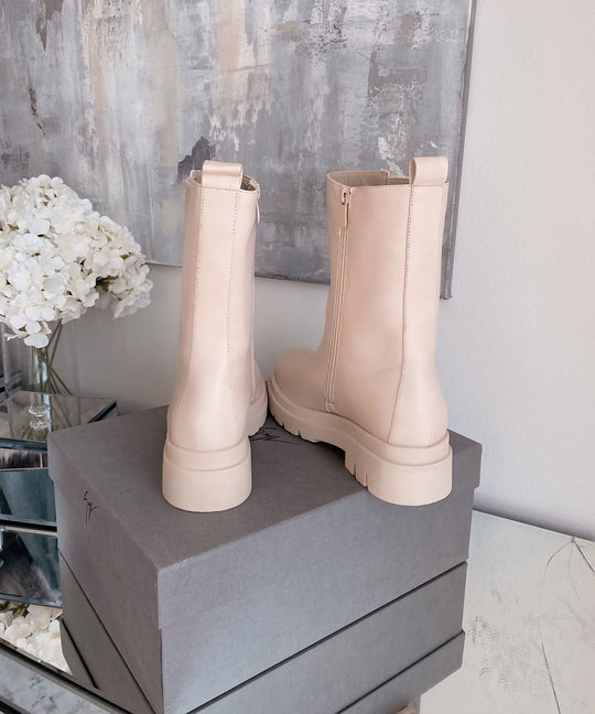 Boots Long Beige