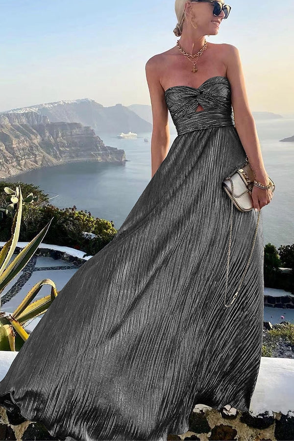 Heidi-Mode | Chloé Elegantes, Glänzendes Kleid mit Nackten Schultern