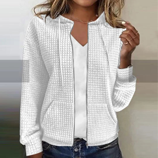 Heidi-Mode | Sweatshirt mit Kapuze und Reißverschluss für Damen