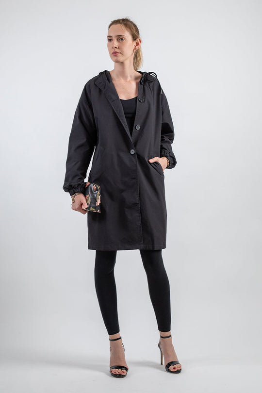 Schicke Weiße Regenjacke