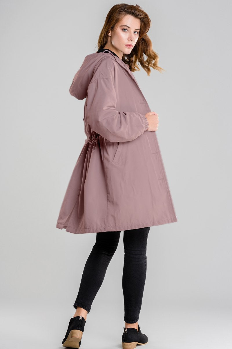 Schicke Weiße Regenjacke
