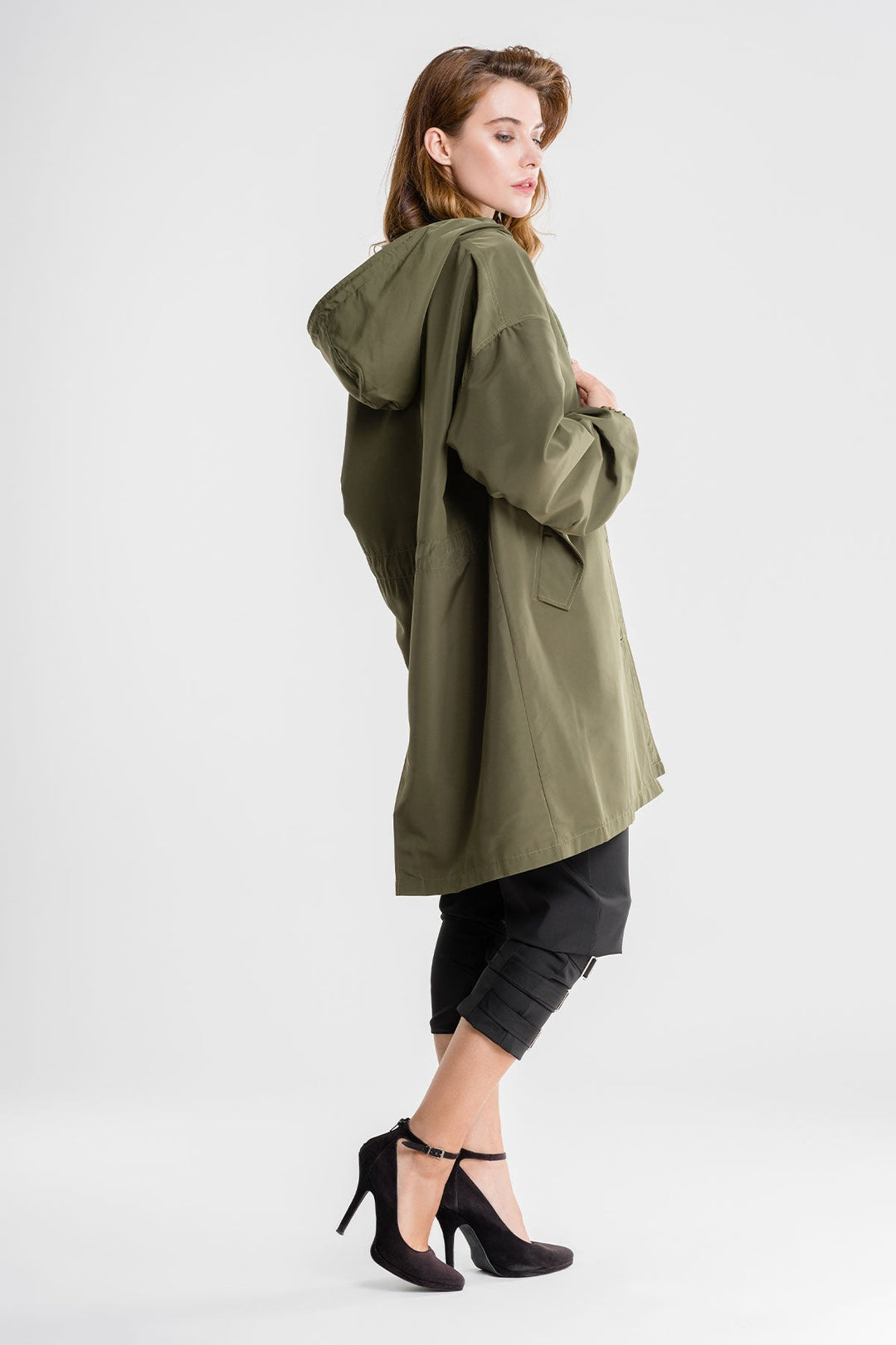 Schicke Weiße Regenjacke