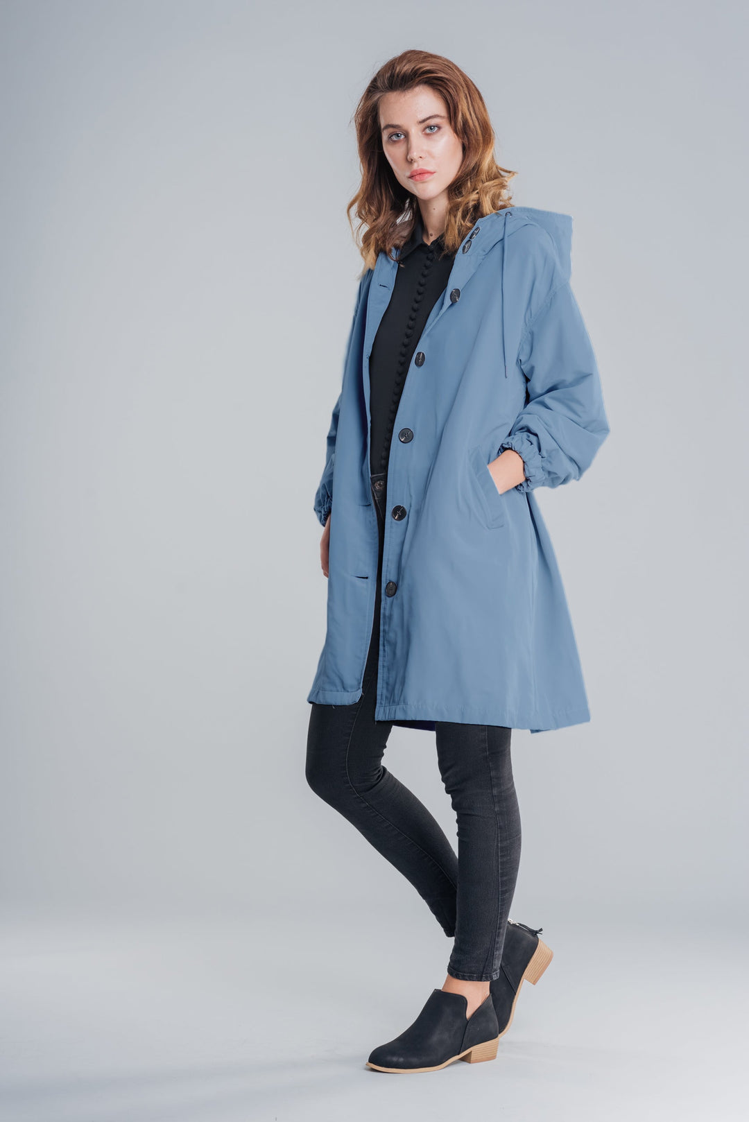 Schicke Weiße Regenjacke