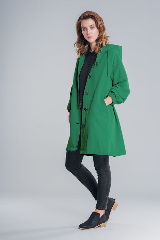 Schicke Weiße Regenjacke