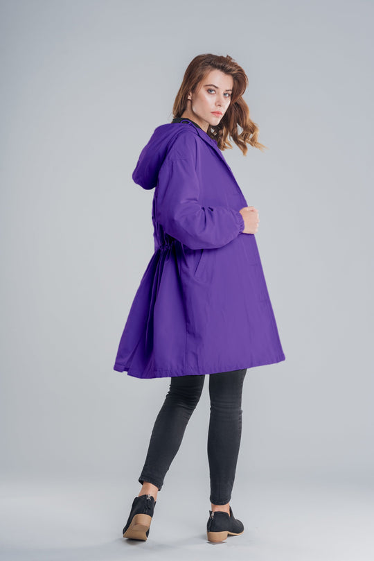 Schicke Weiße Regenjacke