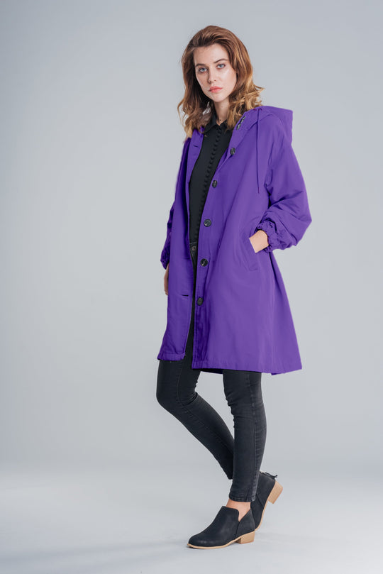 Schicke Weiße Regenjacke