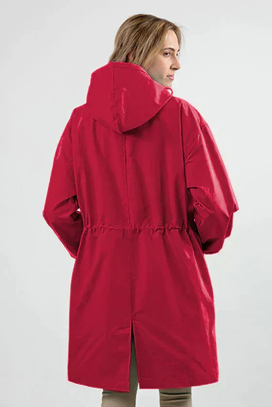 Schicke Weiße Regenjacke