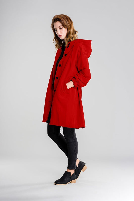 Schicke Weiße Regenjacke
