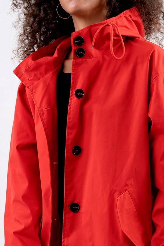 Schicke Weiße Regenjacke