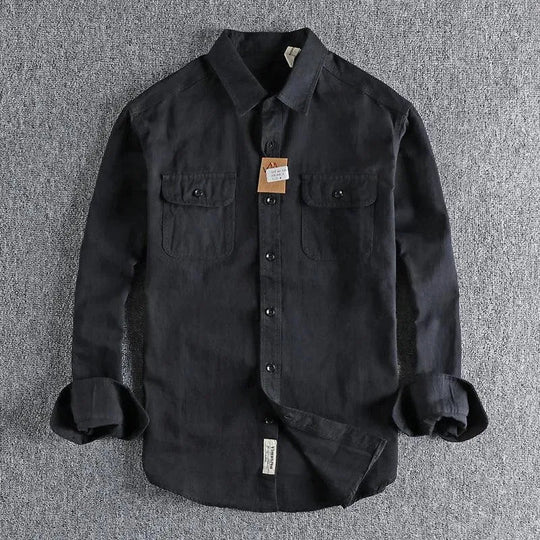 Heidi-Mode | Multicolored men's long-sleeve shirt