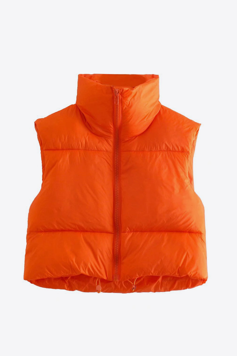 Heidi-Mode | Zip-Up Drawstring Puffer Weste