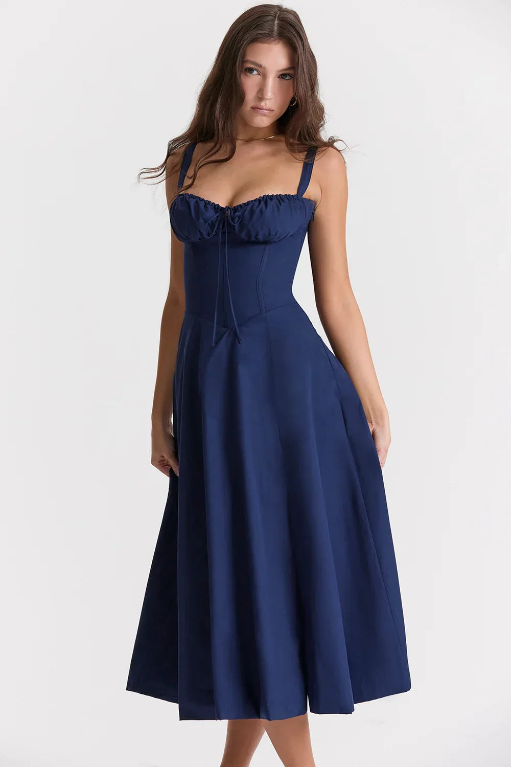 Heidi-Mode | Sonnenlicht Bustier Carmen Druck