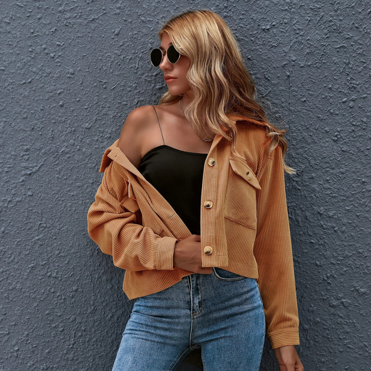 Heidi-Mode | lässige Cordjacke