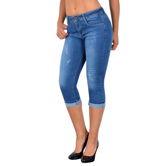 Knöchellange Jeans für moderne Frauen