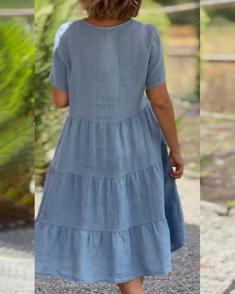 V-Ausschnitt Kleid für Damen | Helen