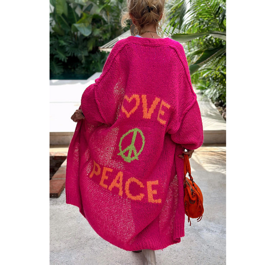 peace strickjacke - Ibiza