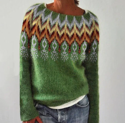 Heidi-Mode | Damen-Retro-Pullover