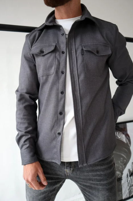 Hemdjacke mit Knopfleiste