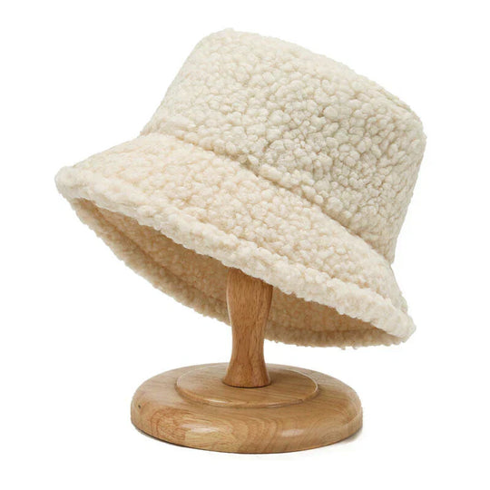 Heidi-Mode - Schicker Herbst Teddy Bucket Hat für Frauen