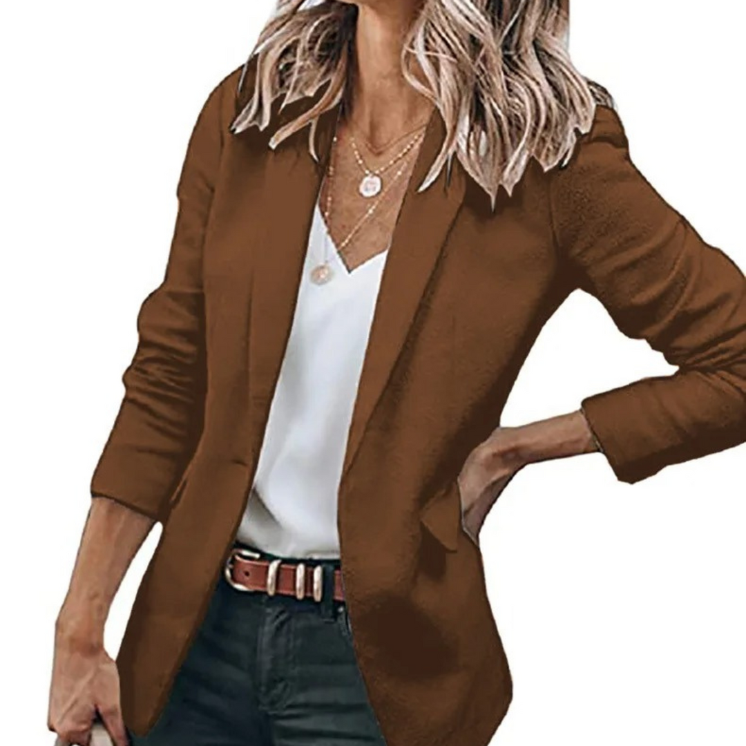 Heidi-Mode | Blazer - Tailliert Fit - Langarm - Elegante Formelle Jacke