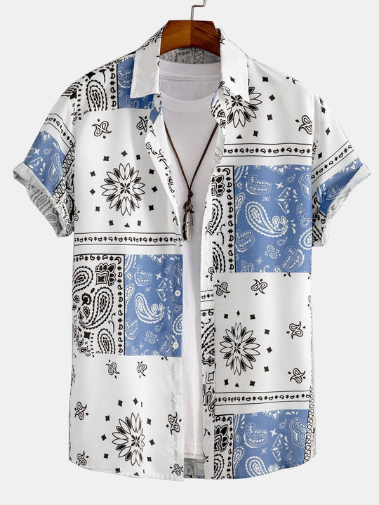 Print Button Up Hemd #Zufälliges Muster Design#