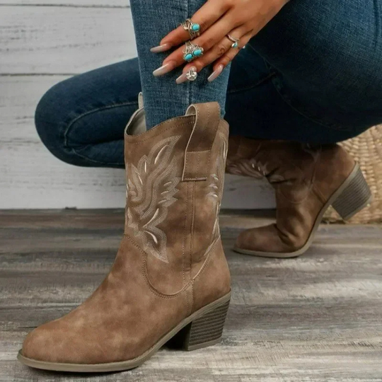 Feld - Western Cowboystiefel Mit Absatz