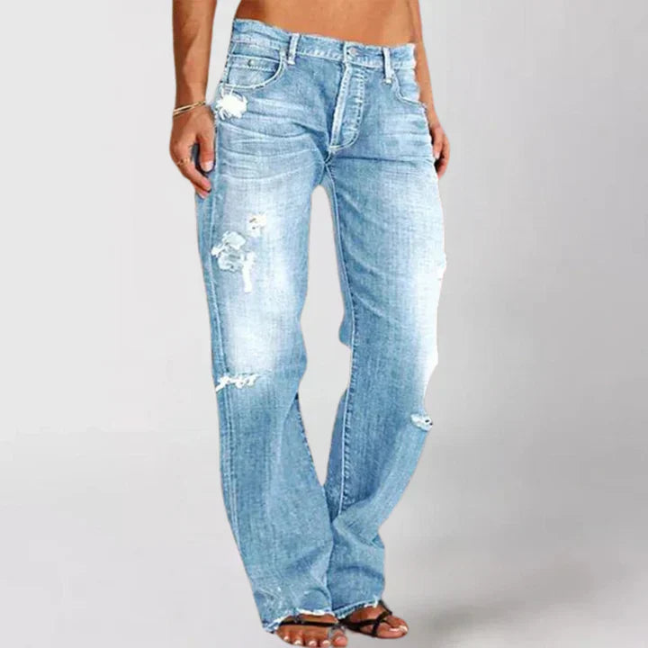 Lockere weit geschnittene Jeans für Damen