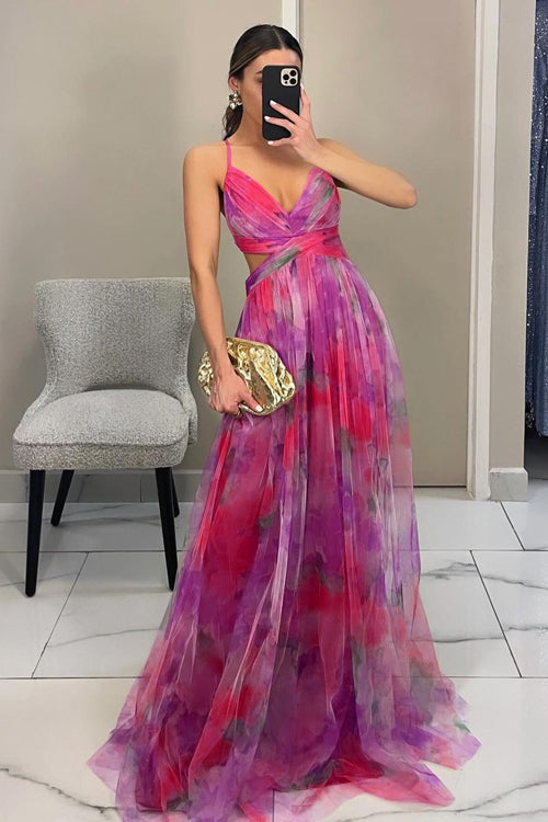 Heidi-Mode | Enchant My Love Print Maxi Kleid