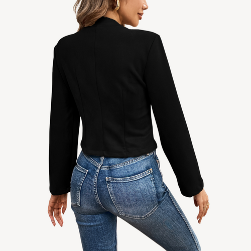 Heidi-Mode | Damen Wildleder Knopfjacke