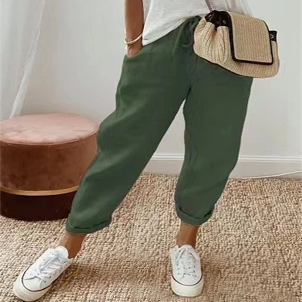 Heidi-Mode | Bequeme Hose aus Leinen