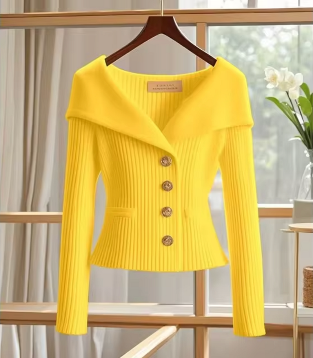 Heidi-Mode | Gestrickte Kurze Strickjacke