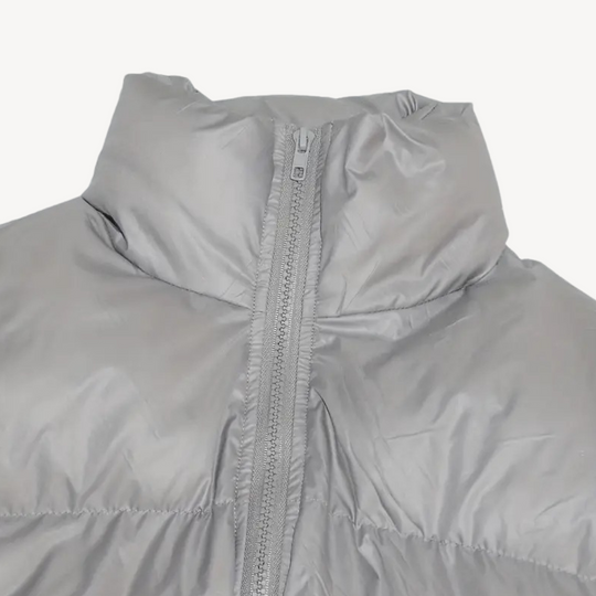 Heidi-Mode | Damen Cropped Puffer Zip Jacke