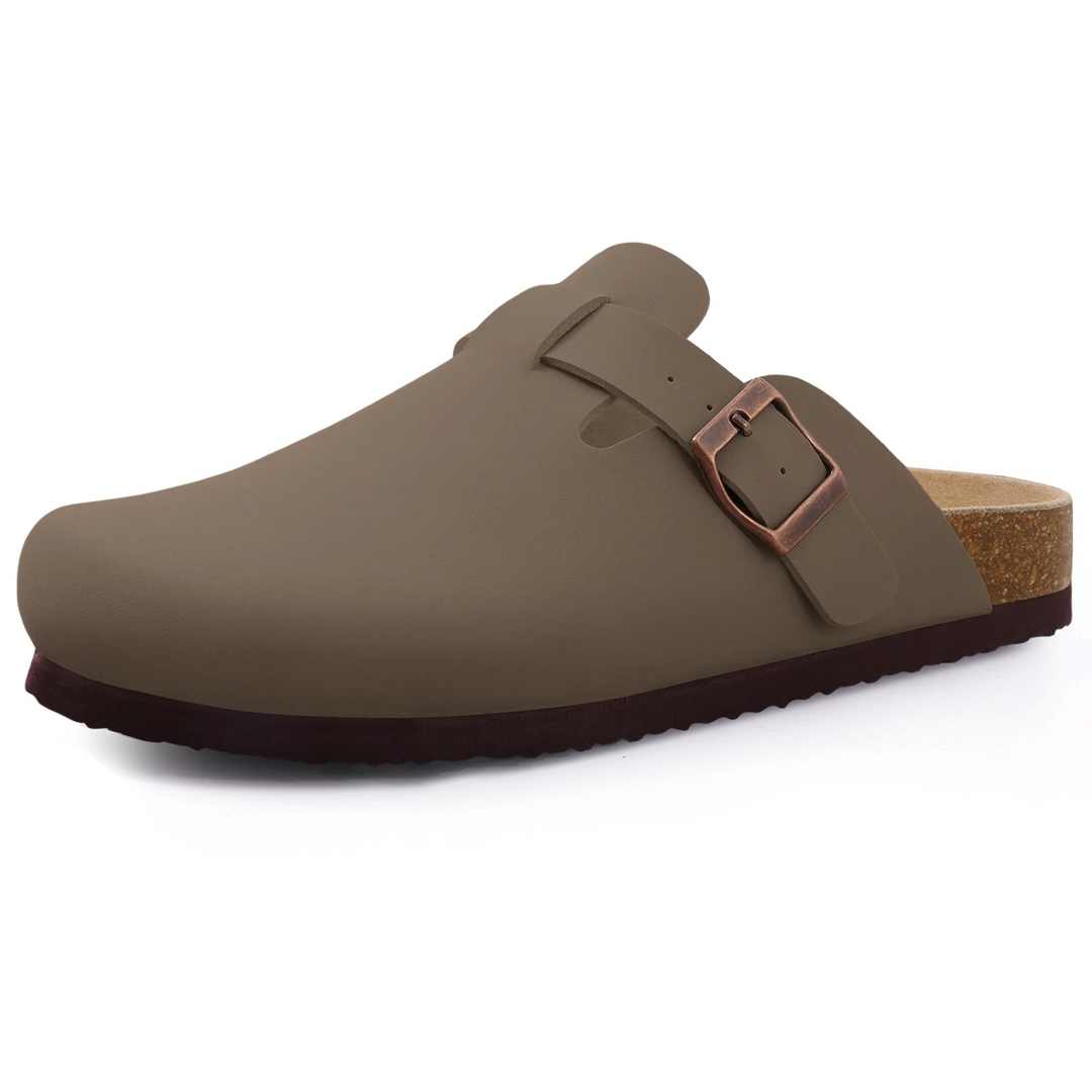 Heidi-Mode | Robuste Wildleder Clogs