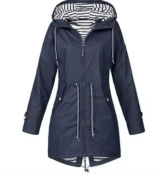 Heidi-Mode | Wasserdichte Jacke mit Kapuze