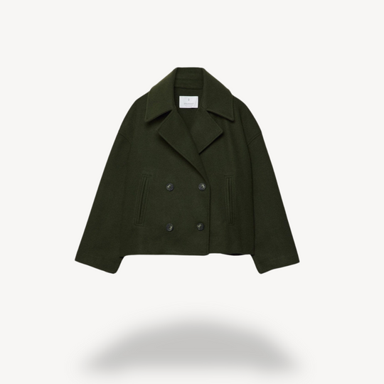 Heidi-Mode | Kürzerer Woll-Peacoat für Frauen