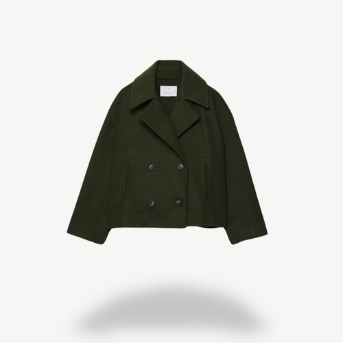 Heidi-Mode | Kürzerer Woll-Peacoat für Frauen
