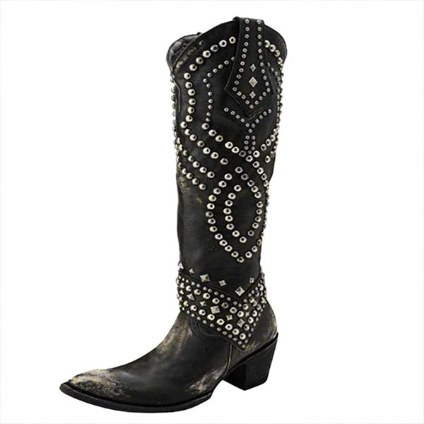 Heidi-Mode | Cowboystiefel mit Absätzen