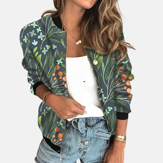 Heidi-Mode | Retro Print Kurzjacke