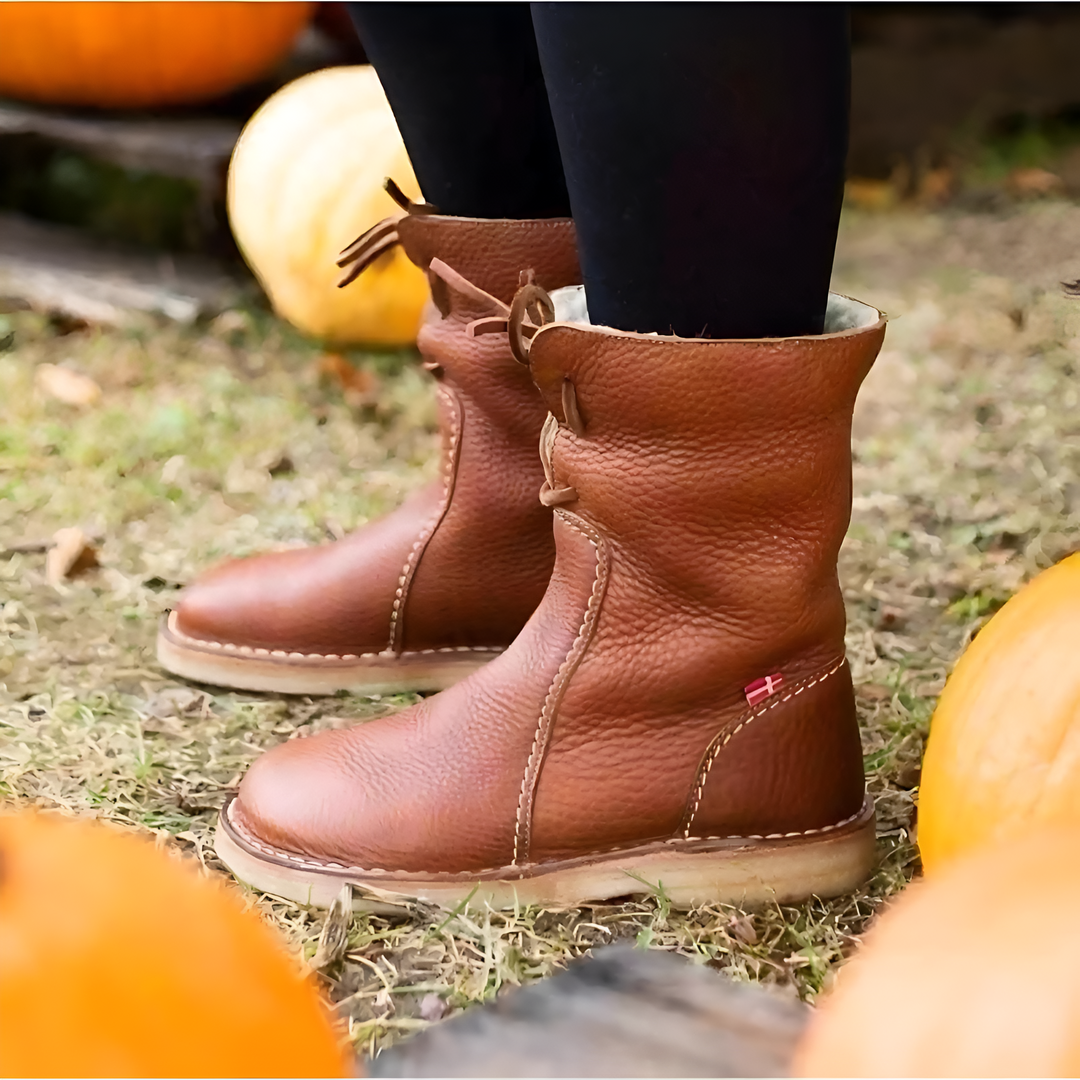 Bequeme Stiefel mit Wollfutter