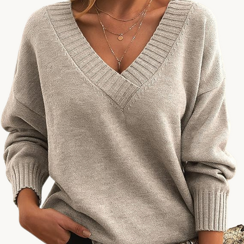 Heidi-Mode | Kaschmir-Pullover Mit V-Ausschnitt Für Frauen