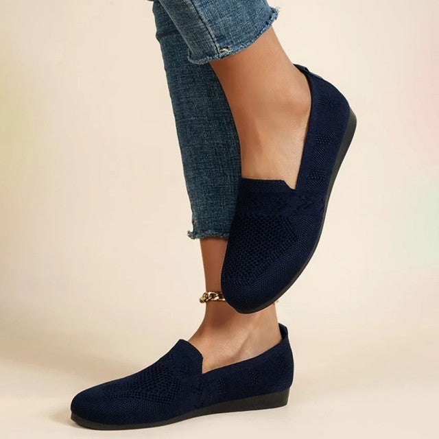 Heidi-Mode | Blaue Atmungsaktive Mesh Schuhe
