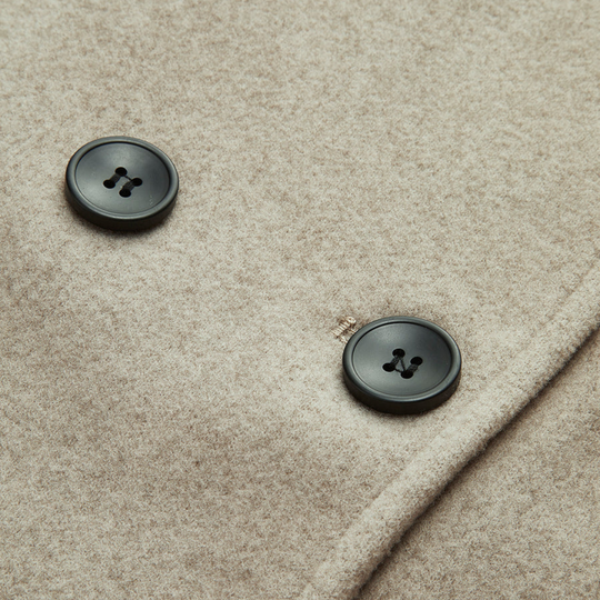 Heidi-Mode | Damen Doppelreiher Wollmantel