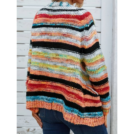 Heidi-Mode | Damen Warme Strickjacke Lange Ärmel