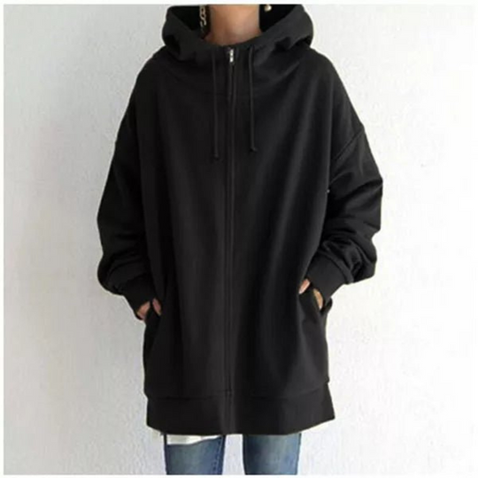 Heidi-Mode | Damen Lange Hoodie Warm