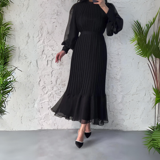 Heidi-Mode | Plissee Elegantes Kleid