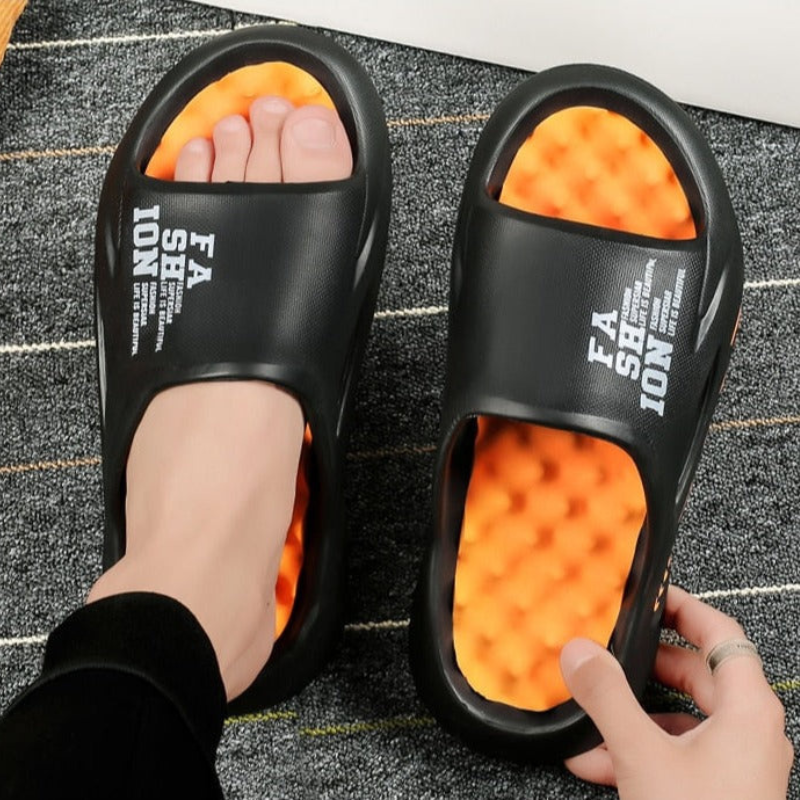 Heidi-Mode | Luxus Orthopädische Herren Badeschuhe Mit Weichem Fußbett Und Rutschfester Sohle